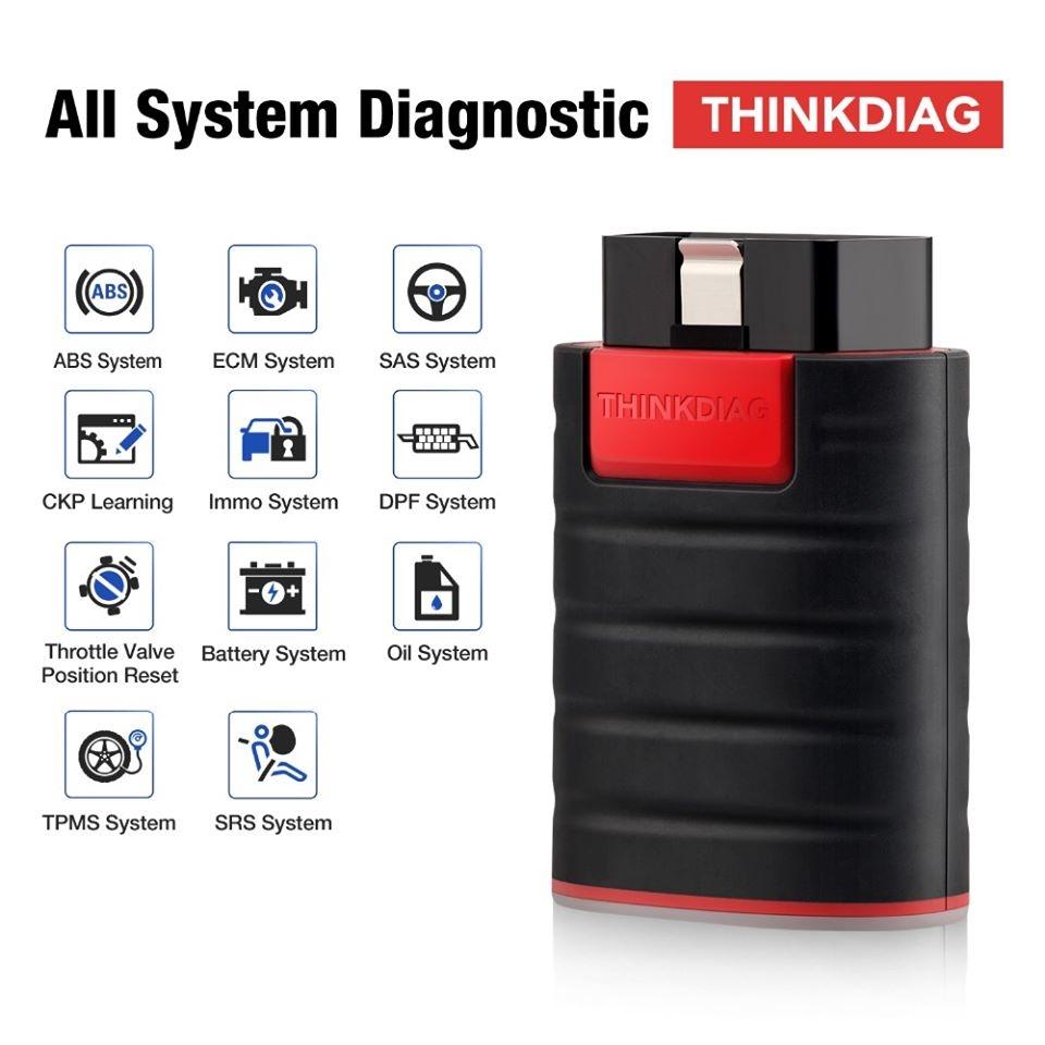 THINKCAR Thinkdiag Full System OBD2 Diagnostic Tool with