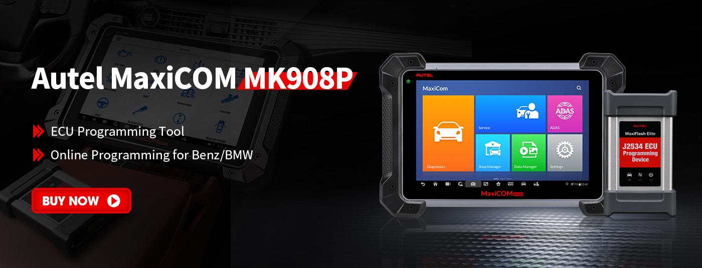 Autel MaxiCOM MK908P Pro Full System Diagnostic Tool with J2534 ECU Programming Multi-Language