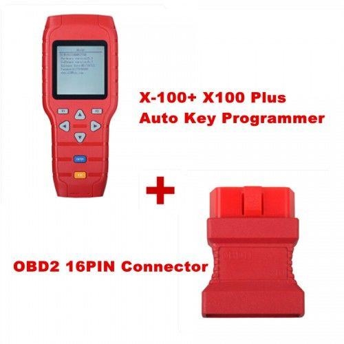 Original X-100+ X100 Plus Auto Key Programmer Plus OBD2 16PIN Connector