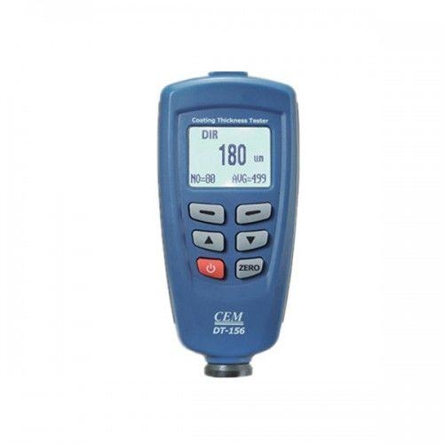 CEM DT-156 Pro Paint Coating Thickness Meter Gauge Auto F/NF Probe Tester 1250um V-groove