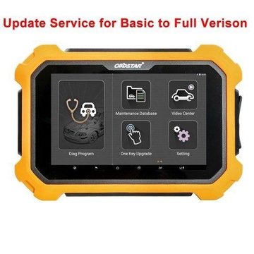 Update Service for OBDSTAR X300 DP Plus A Package Basic Version to C Package Full Version with Extra