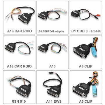 Carprog Full Perfect Online Version Firmware V8.21 Software V10.93 with All 21 Adapters Including Fu