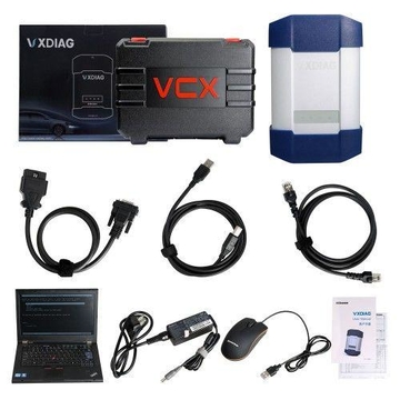 VXDIAG Multi Diagnostic Tool for Full Brands HONDAGMVWFORDMAZDATOYOTAPIWISSubaruVOLVO BMWBENZ with 2TB HDD &amp; Lenovo T420