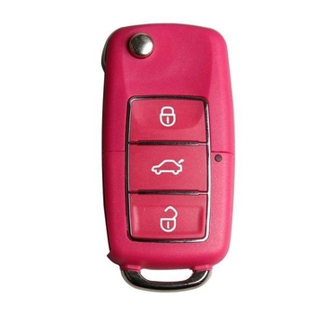 Remote Key Shell 3 Buttons With Waterproof(Red) for Volkswagen B5 Type 5pcs/lot