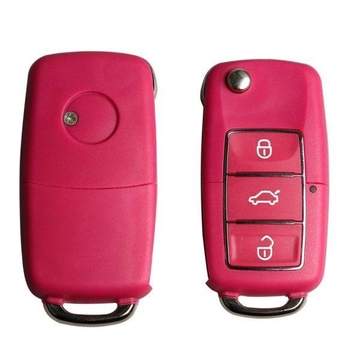 Remote Key Shell 3 Buttons With Waterproof(Red) for Volkswagen B5 Type 5pcs/lot