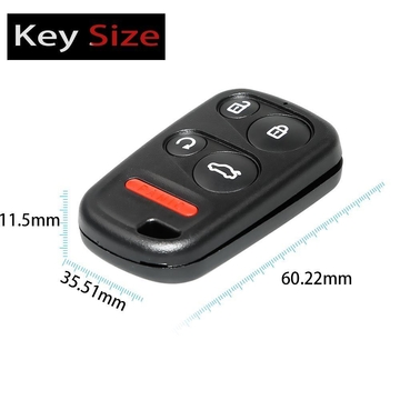 XHORSE XKHO03EN Universal Remote Key Fob for VVDI Key Tool With Remote Start &amp; Trunk Button 5pcs/lot