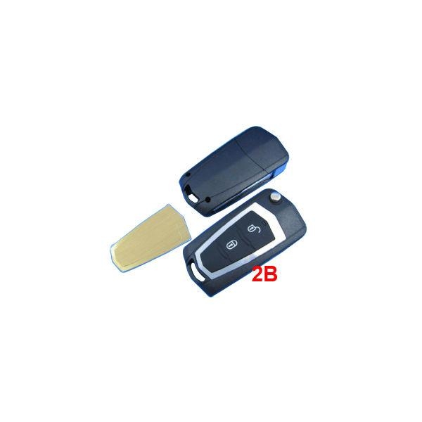 Modified Flip Remote Key Shell 2 Button for Hyundai Elentra 10pcs/lot