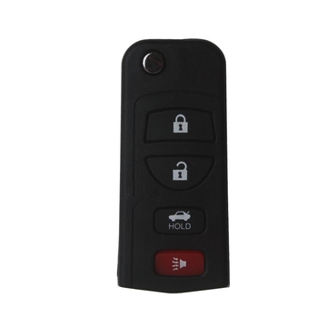 Buy Flip Remote Key Shell 4 Button For Nissan 5pcs/lot