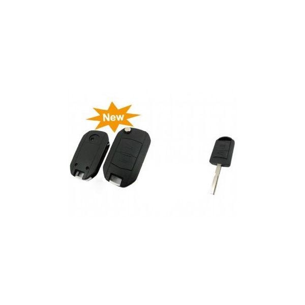 Modified Flip Remote Key Shell 2 Button (HU43) for Opel 5pcs/lot