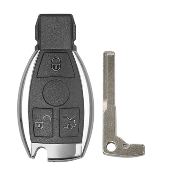 Smart Key Shell 3 Button for Mercedes Benz Assembling with VVDI BE Key Perfectly