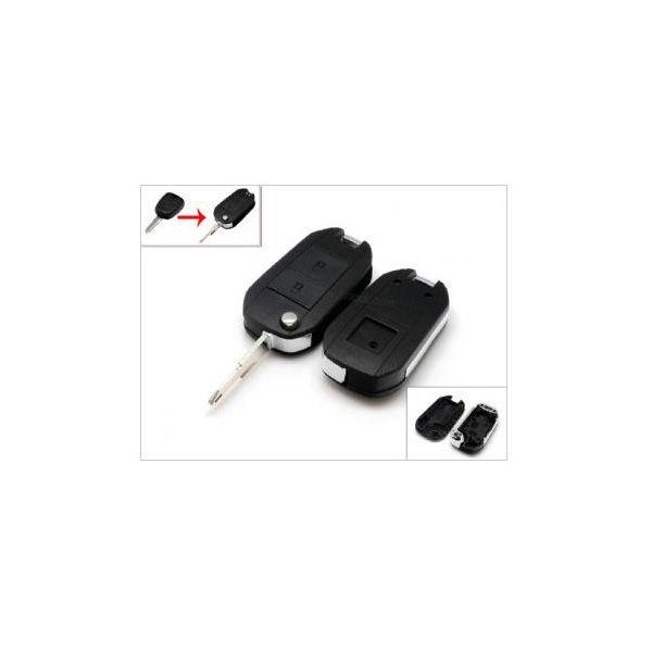 Modified Flip Remote Key Shell 2 Button 206 for Peugeot