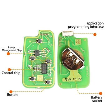 Xhorse XKHO04EN Wire Remote key Honda Separate 4 Buttons with Sliding Door Button English Version 5pcs/lot