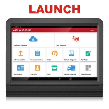 Launch X431 V+ 4.0 Wifi/Bluetooth 10.1inch Tablet with HD3 Ultimate Heavy Duty Adapter Work on both 12V &amp;amp; 24V Cars and Trucks