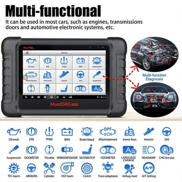 Original Autel MaxiDAS DS808K Tablet Diagnostic Tool Full Set Support Injector Coding &amp;amp; Key Coding