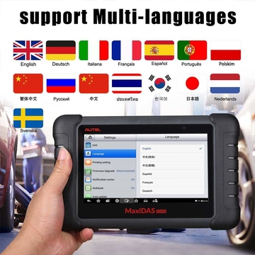 Original Autel MaxiDAS DS808K Tablet Diagnostic Tool Full Set Support Injector Coding &amp;amp; Key Coding