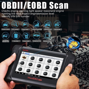 Original Autel MaxiDAS DS808K Tablet Diagnostic Tool Full Set Support Injector Coding &amp;amp; Key Coding