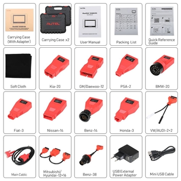 Original Autel MaxiDAS DS808K Tablet Diagnostic Tool Full Set Support Injector Coding &amp;amp; Key Coding