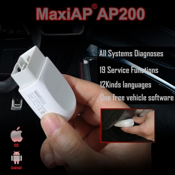 Autel MaxiAP AP200 Bluetooth OBD2 Code Reader with Full System Diagnoses AutoVIN TPMS IMMO Service for DIYers Simplified Edition of MK808