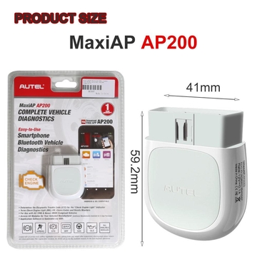 Autel MaxiAP AP200 Bluetooth OBD2 Code Reader with Full System Diagnoses AutoVIN TPMS IMMO Service for DIYers Simplified Edition of MK808