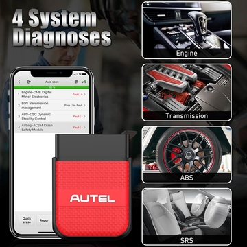 AUTEL MaxiAP AP200H Wireless Bluetooth OBD2 Scanner for All Vehicles Work on iOS and Android