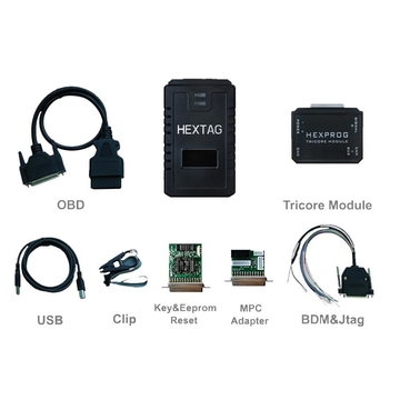 Original Microtronik HexTag Programmer V1.0.8 with BDM Funtions Get Free Tricore and MPC5XX Module Free Shipping