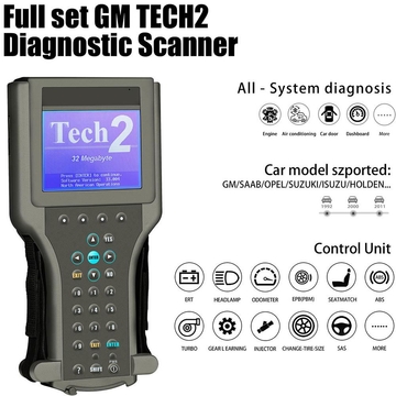 Tech2 Diagnostic Scanner For GM/Saab/Opel/Isuzu/Suzuki/Holden with TIS2000 Software Full Package in Carton Box