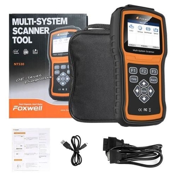 Foxwell NT530 BMW Full System Scanner with SRS, ABS, EPB, Oil Reset, DPF, SAS and Battery Registration Support BMW 2018/2019 &amp; F Chassis