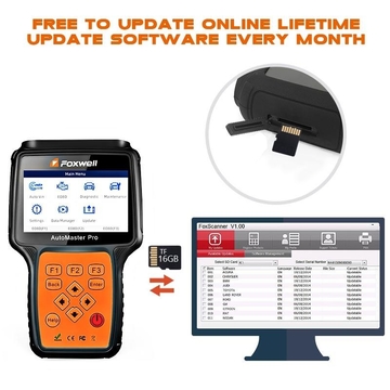 Foxwell NT680 All Systems Diagnostic Scanner with Oil Light/Service Reset+EPB Functions Updated Version of NT624