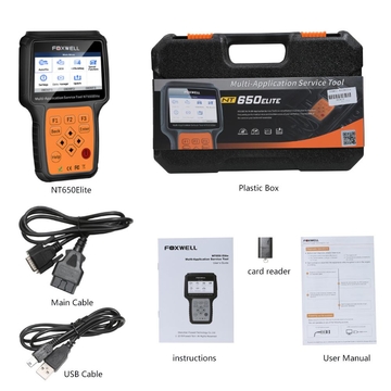 Foxwell NT650 Elite All Makes Service Tool with 25 Special Function Updated Version of NT650