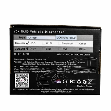 VXDIAG VCX NANO for Land Rover and Jaguar Software V160 WIFI Version