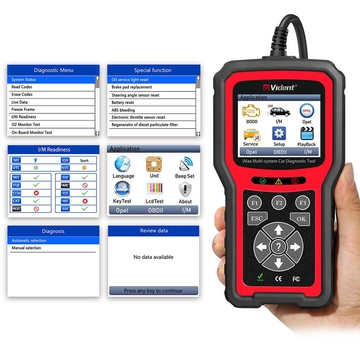 VIDENT iMax4305 OPEL Full System Car Diagnostic Tool for VAUXHALL OPEL Rover Support Reset/OBDII Diagnostic/Service