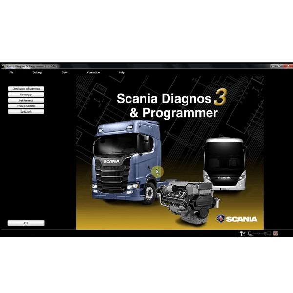 V2.46.1 Scania SDP3 Diagnosis &amp; Programming Software for VCI3 without Dongle