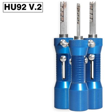 2 in 1 HU92 V.2 Professional Locksmith Tool for BMW HU92 Lock Pick and Decoder Quick Open Tool