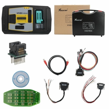 Original V4.9.9 Xhorse VVDI PROG Programmer with Land Rover KVM Adapter without Soldering