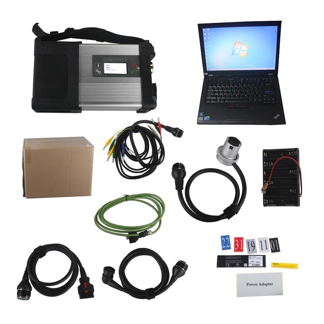 V2021.3 MB SD C5 SD Star Diagnosis with SSD for Cars and Trucks Plus Lenovo T410 Laptop Software Installed Ready