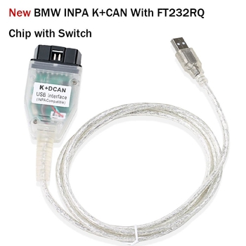 Best Quality BMW INPA K+CAN With FT232RQ Chip with Switch
