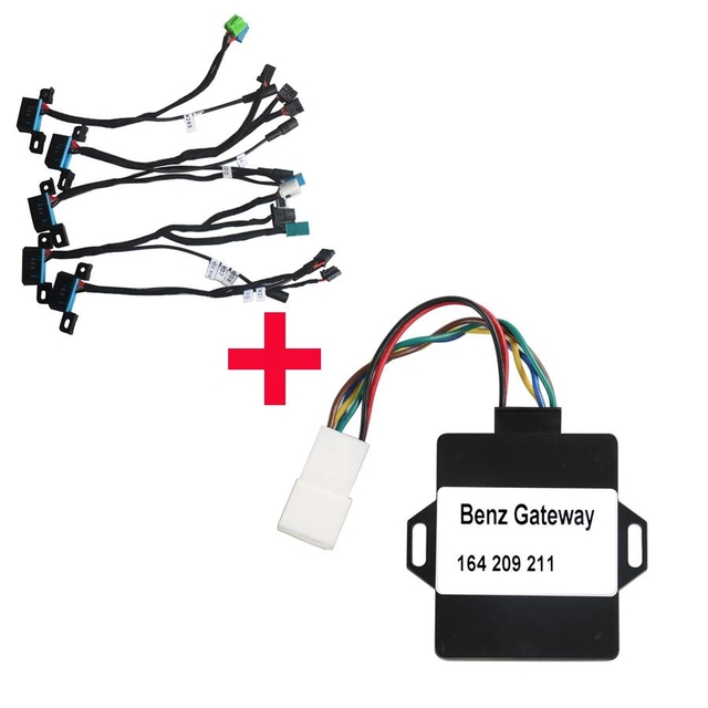 Xhorse W164 Gateway Adapter Plus EIS/ELV Test Line for Mercedes (without having to get on the Car)