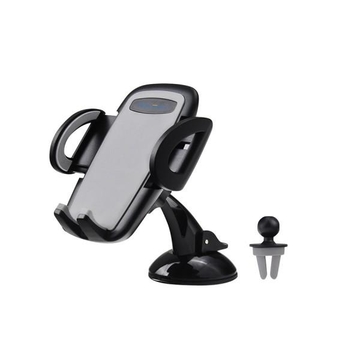 C02 3 in 1 Universal Adjustable Dashboard /Air Vent/ Windshield Car Phone Mount Holder Cradle for iPhone, Samsung, HTC, Droid, LG &amp; Other Smartphones