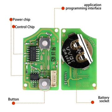 XHORSE XKB508EN Wire Remote Key B5 Style 2 Buttons work with MINI Key Tool/VVDI2 5pcs/lot