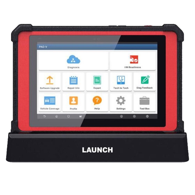 Launch X431 PAD V with SmartBox 3.0 Automotive Diagnostic Tool Support Online Coding and Programming 2 Years Free Update No IP Limitation