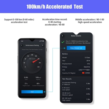 XTOOL AD10 ELM327 Advancer OBD2 Diagnostic Scanner