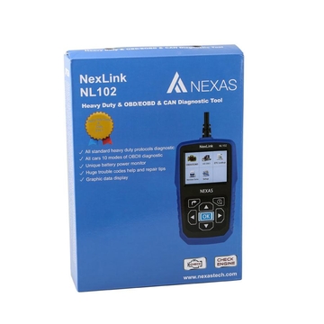 NexLink NL102 Heavy Duty And OBD/EOBD+CAN Diagnostic Tool