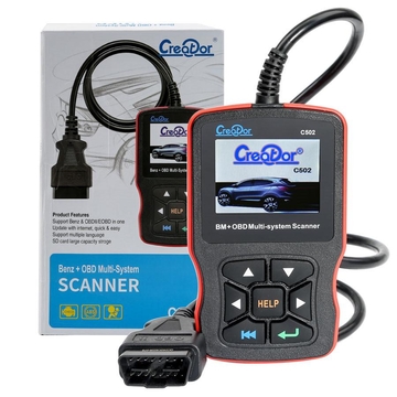 Creator C502 BENZ &amp;amp; OBDII/EOBD Multi-system Scanner