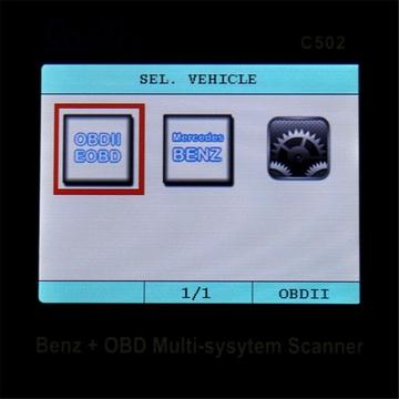 Creator C502 BENZ &amp;amp; OBDII/EOBD Multi-system Scanner