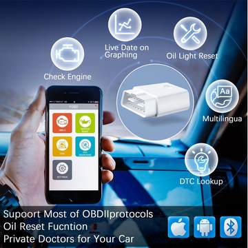 FCAR FVAG Scan Tool Full-system Diagnosis Tool Full Function OBDII Scanner for Android &amp;amp; IOS Phone