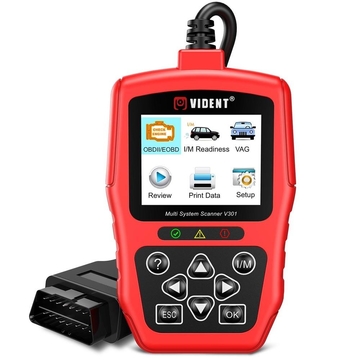 Vident V301 Car Diagnostic Scanner OBD2 Diagnostic Tool for VW Audi Skoda Seat OBD2 Automotive Scanner OBD Code Reader