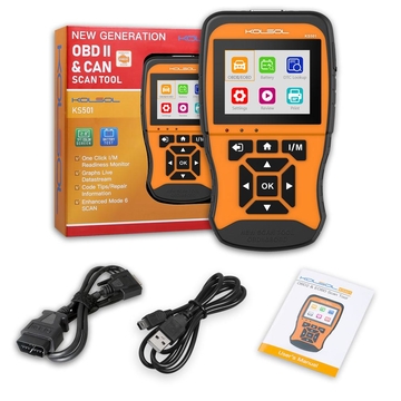 KOLSOL KS501 New Generation OBDII &amp;amp; EOBD Scan Tool for Universal Vehicles Automotive Scanner Diagnostic Tool