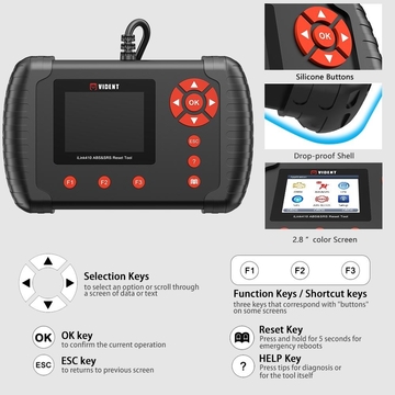 VIEDNT iLink410 ABS &amp;amp; SRS &amp;amp; SAS Reset Tool OBDII Diagnostic Tool Scan Tool