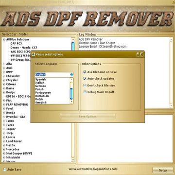 Professionale DPF+EGR REMOVER 3.0 Lambda Hotstart Flap,O2, DTC 2 Software Full 2017.5 version