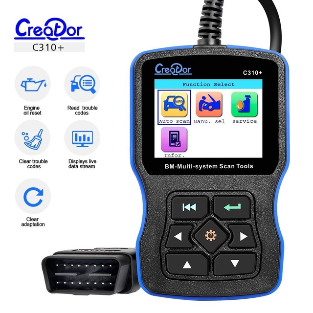 Creator C310+ Code Scanner for BMW/Mini Multi System Scan Tool V11.7 Update Online